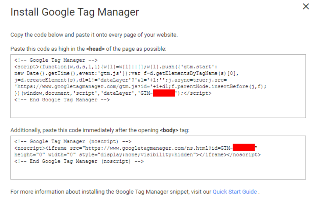 Google Tag Manager追蹤碼